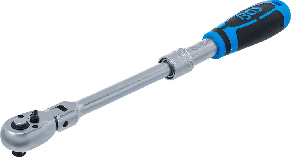 Cliquet 3/8" Extensible BGS : Tête Coudée et Longueur 365 mm Max