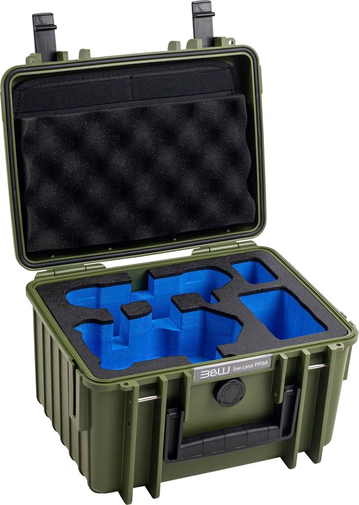 B&W drone.case PP.66 bronze-grün für DJI Mini 4 Pro