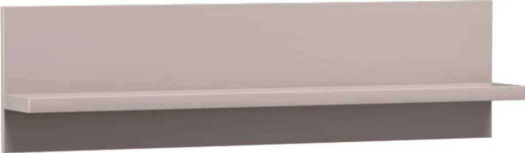 Étagère murale de salon 120 cm Asti pour livres et décoration murale