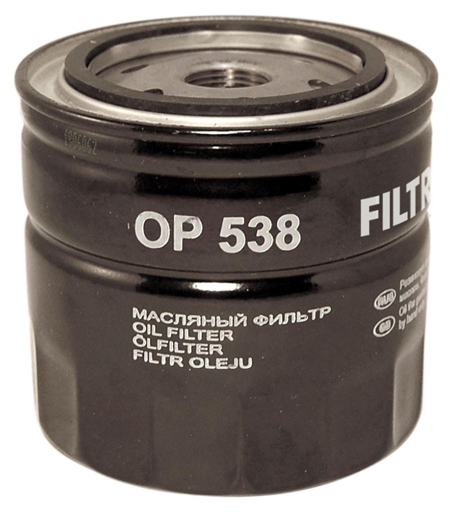 Ölfilter FILTRON OP 538 Anschraubfilter für RENAULT SUPER 5 Produktbild 