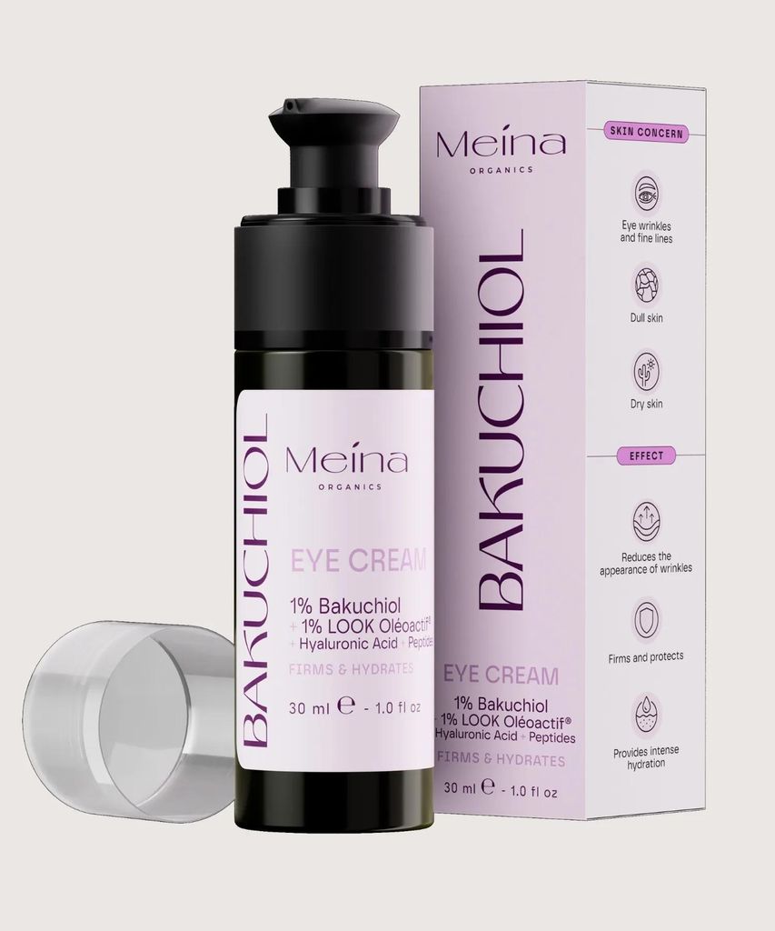 MEINA ORGANICS Anti-Aging Eye Cream with Bakuchiol & Peptides