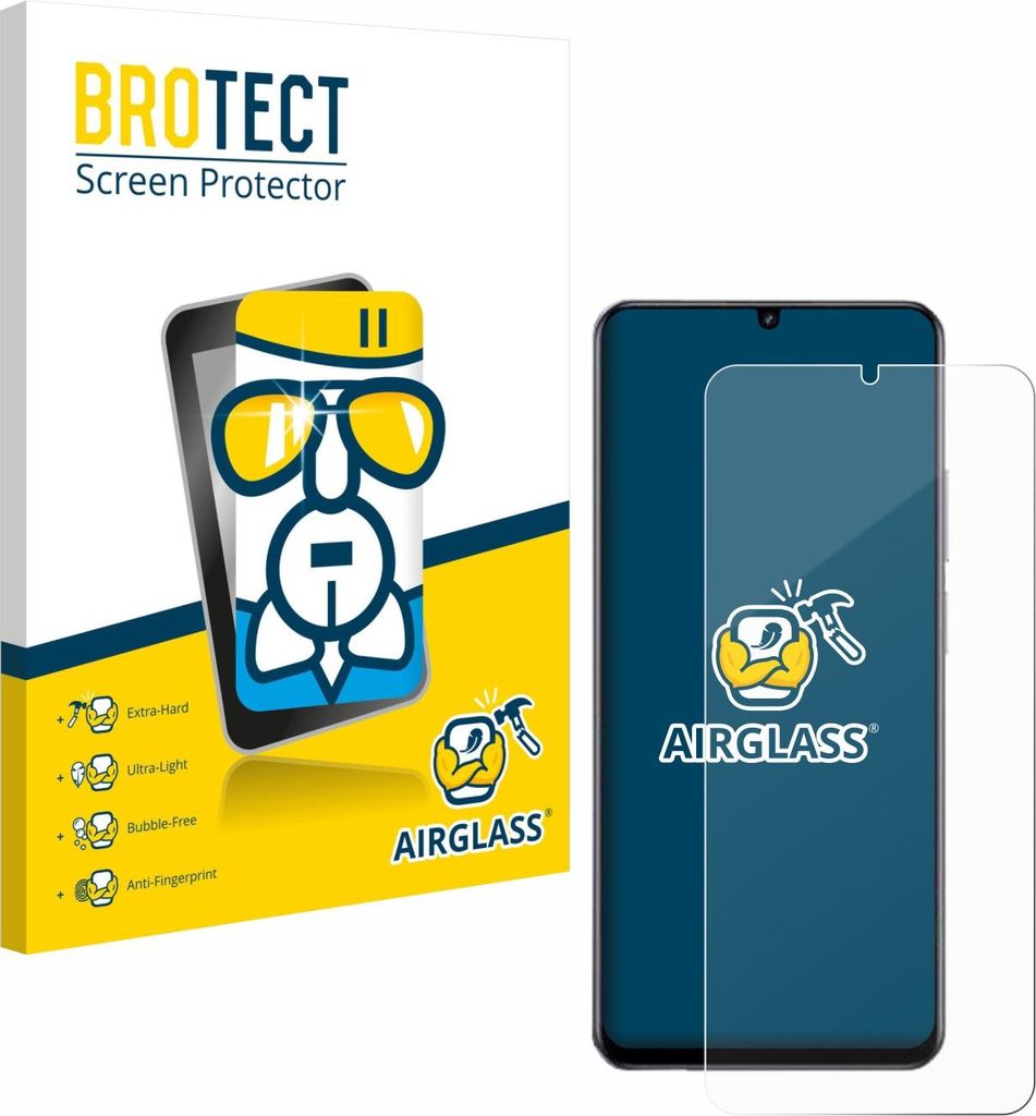 BROTECT Schutzglas für realme Note 70T Schutzfolie Panzer Folie Glas Display Schutz klar