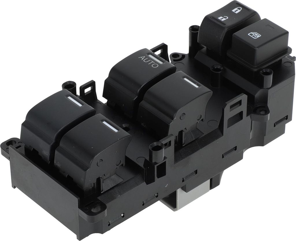 Auto-Power-Fensterschalter Nr. 35750T6DH01 Vorderer linker Fahrerseiten-Fenstersteuerungsschalter für Honda Odyssey 2015-2019 Schwarz