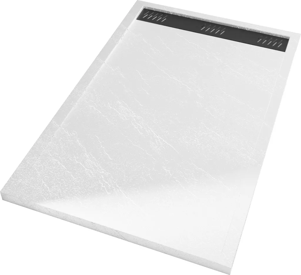 Receveur de douche 90x140 cm blanc idéal pour douche à l'italienne