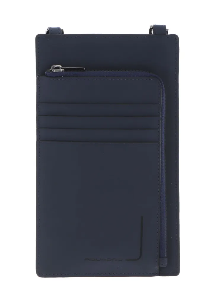Sacoche Piquadro PQJ Pocket Crossbody Bag Blu - Cuir Bleu Élégant