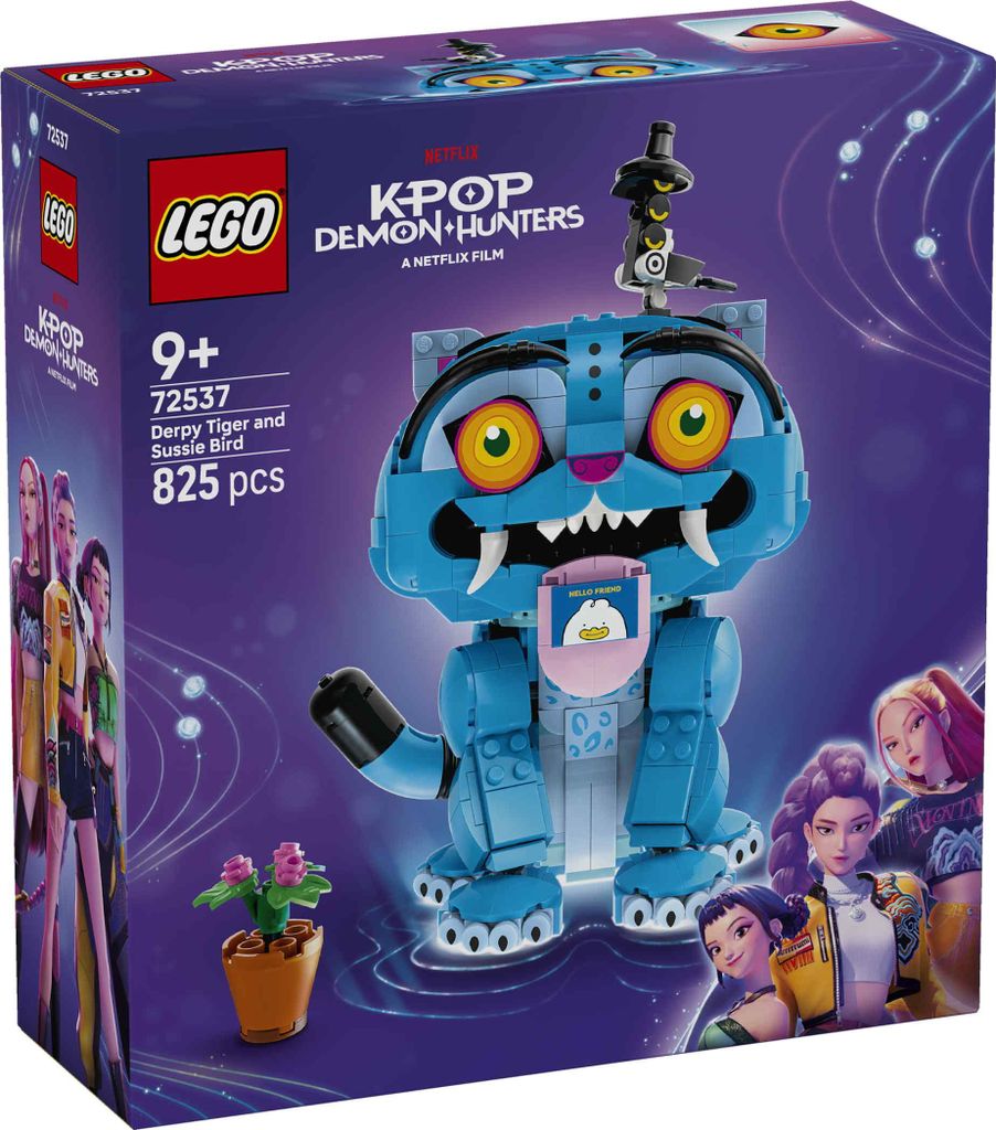 LEGO KPop Demon Hunters: Der Tiger, Derpy en de Ekster Productafbeelding 