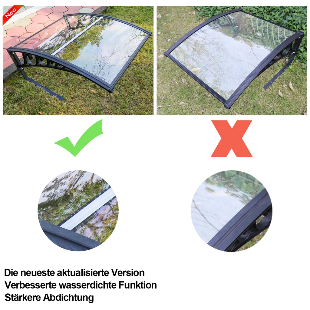 Toit pour Robot Tondeuse Anti-UV et Grêle - Protection Durable 103 cm - 6