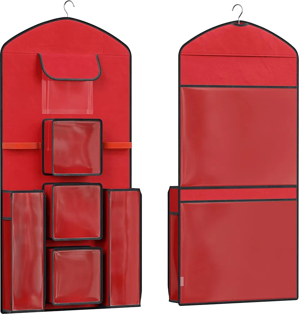 Sac de rangement rouge pliable en tissu Oxford 600D haute densité