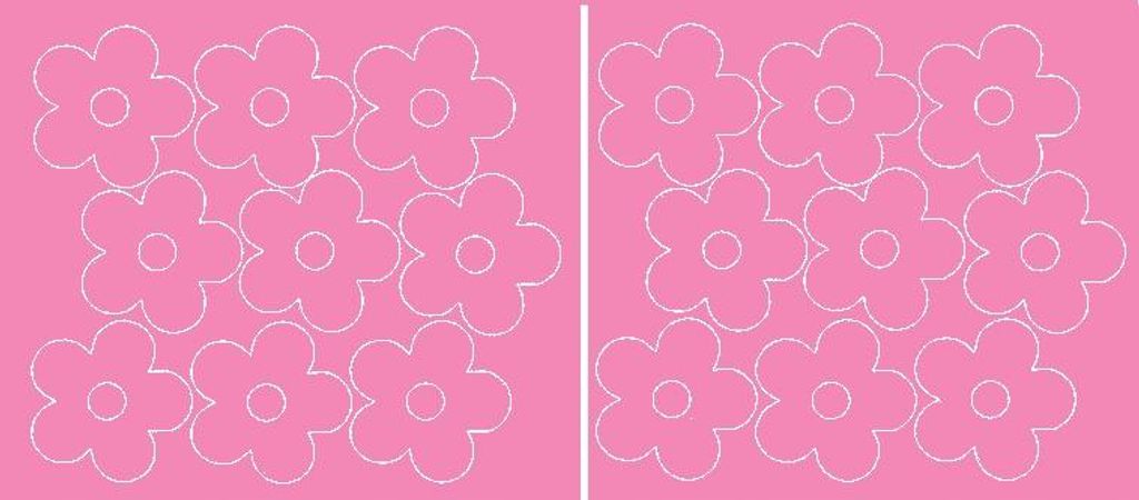 Wand- und Fensteraufkleber mit Blumenmotiv, 18 Stück, rosa glänzend