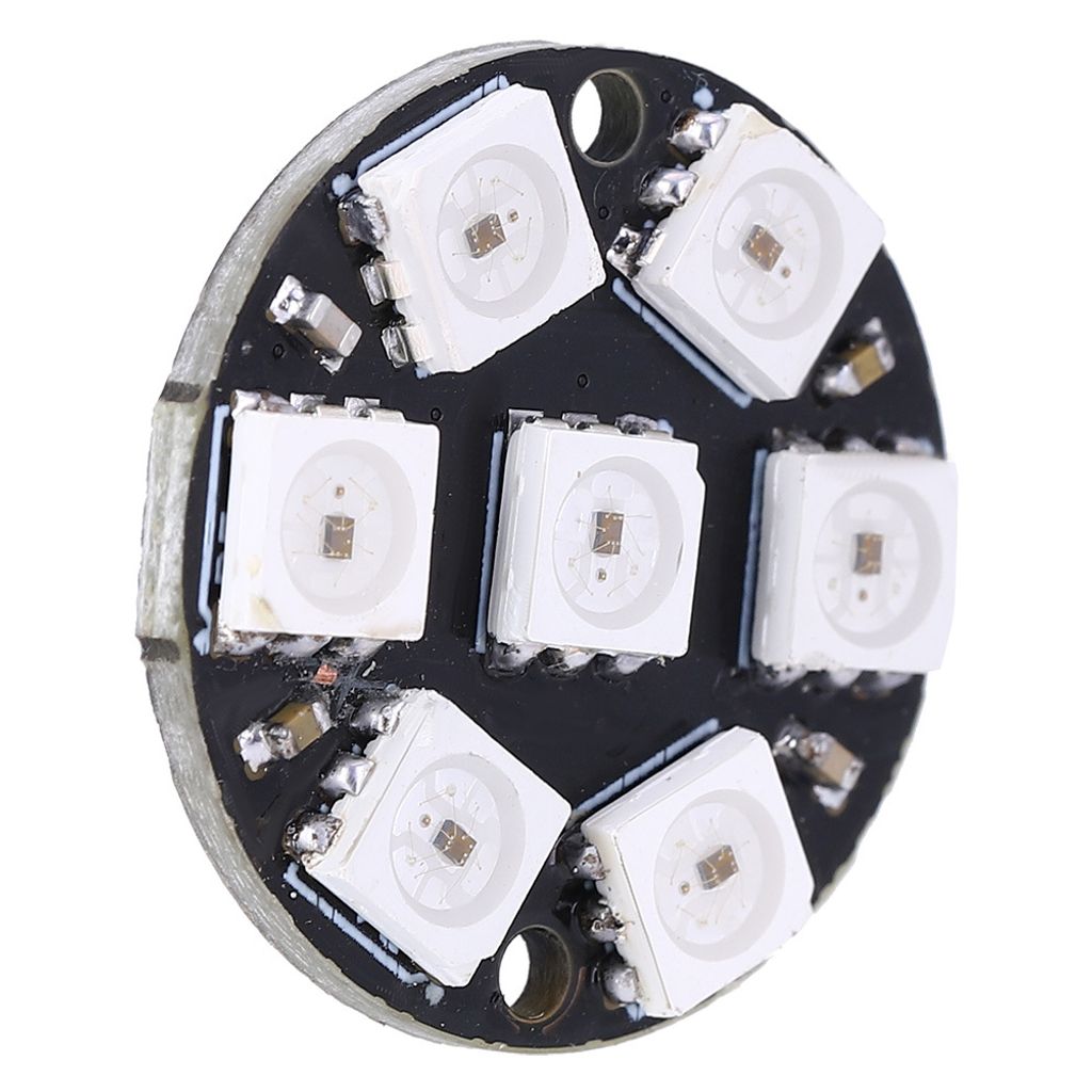 LED Treiber Entwicklungsboard,Cjmcu 7 Bit Entwicklungsboard,Rundes Entwicklungsboard,Entwicklungsboard,Cjmcu 7 Bit WS2812