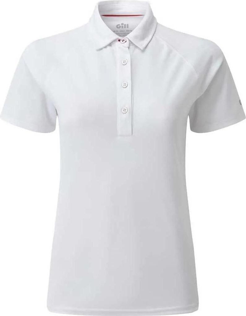Gill Uv Tec Kurzarm-poloshirt Weiß 42 Damen Weiß 42
