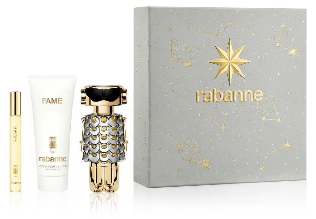 Coffret Parfum Femme Paco Rabanne Fame 80ml Trio de Soins Aromatiques
