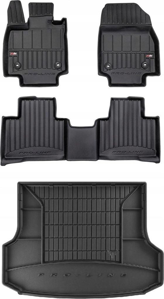 SET 3D Tapis en caoutchouc Lexus RX 5 à partir de 2022- Image du produit 