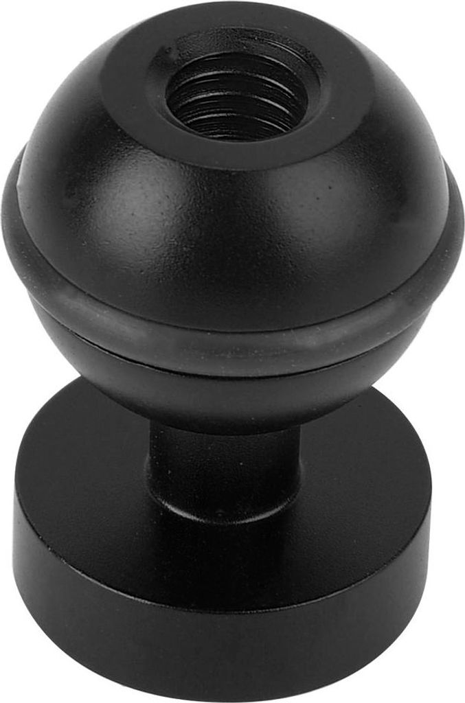 Tauchleuchte Action -Kamera Ball Kopfbasis Heißschuhhalterung 1/4 Schraubenloch (schwarz)
