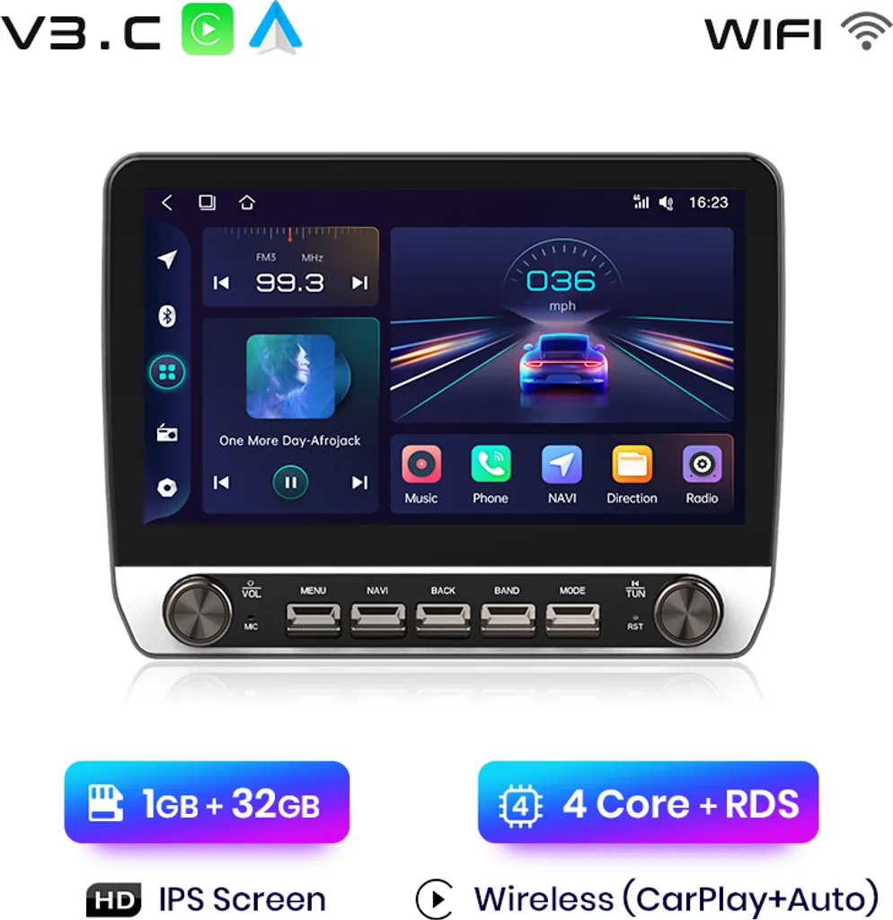 Radio Camper Ducato Android 15: CarPlay 10" per Jumper e Boxer - 1