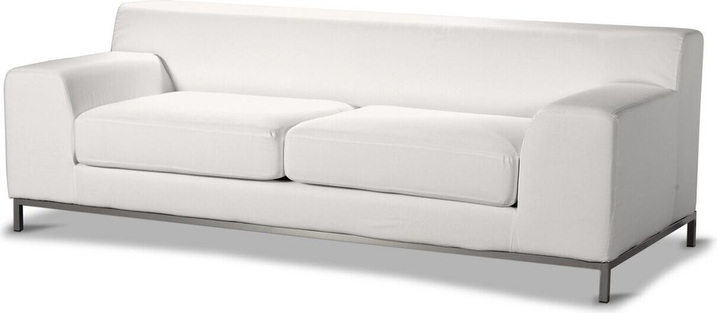 Dekoria Bezug für Kramfors 3-Sitzer Sofa, weiss, Sofahusse, Kramfors 3-Sitzer
