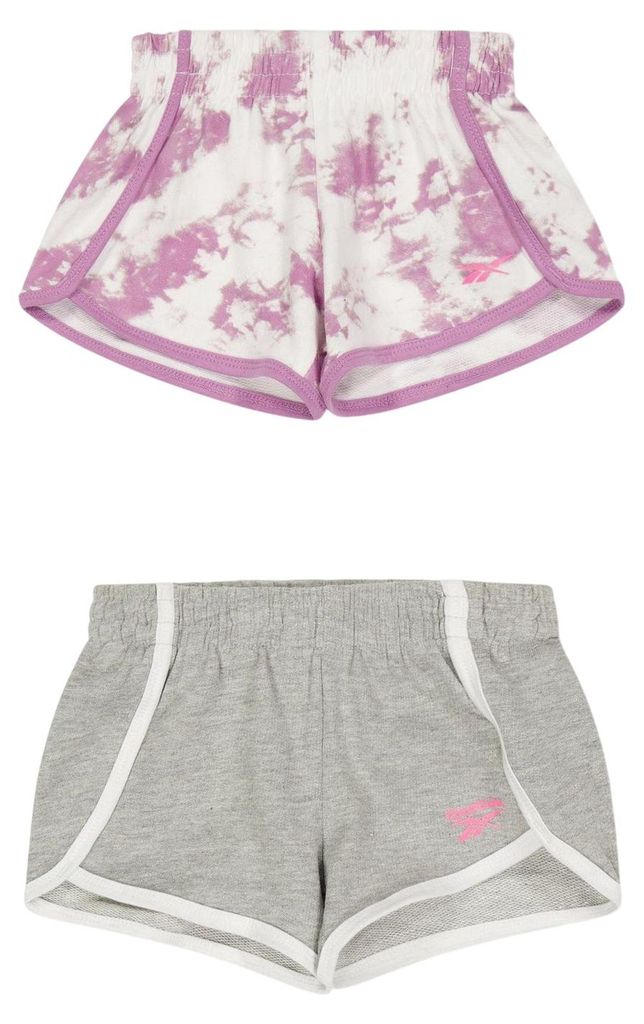 Reebok - Shorts für Baby-Girls (2er-Pack) GT13237 (116) (Orchidee)