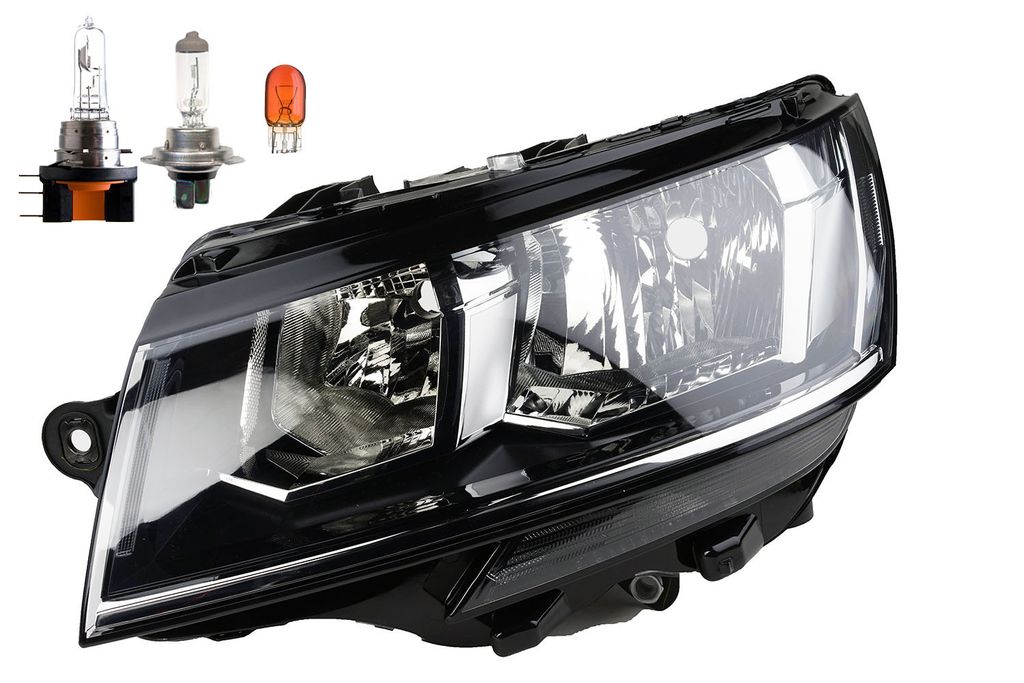 Johns, Scheinwerfer Halogen links passend für VW Transporter T6 20- inkl. Leuchtmitteln 7L1941005B
