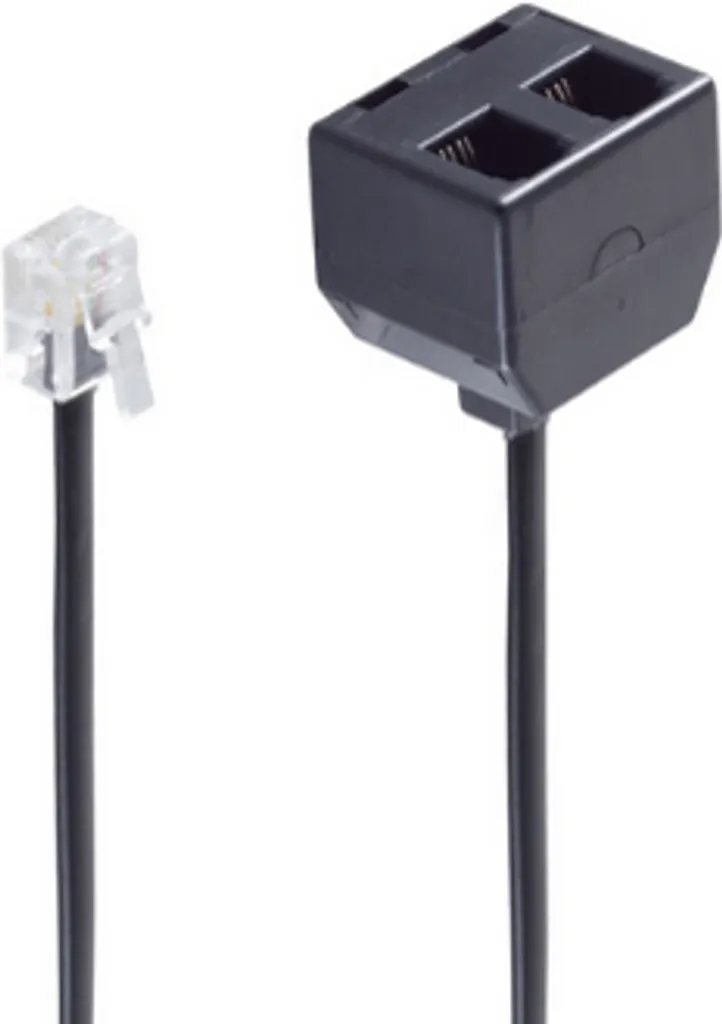 Adaptateur double pour Combin茅 T茅l茅phonique RJ11 - Sp茅cial Double 脰coute
