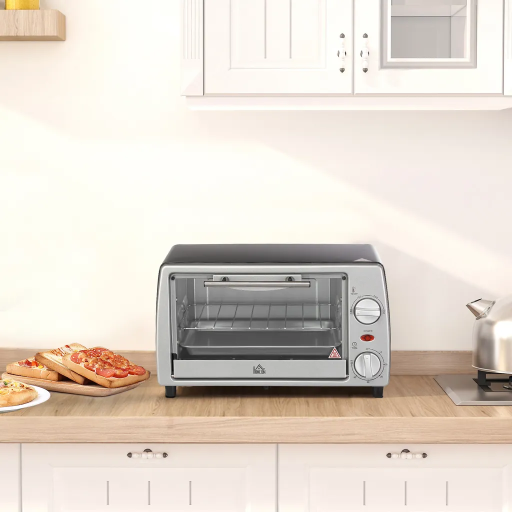 Mini four d'appoint idéal pour réchauffer et gratiner vos repas rapides - 2