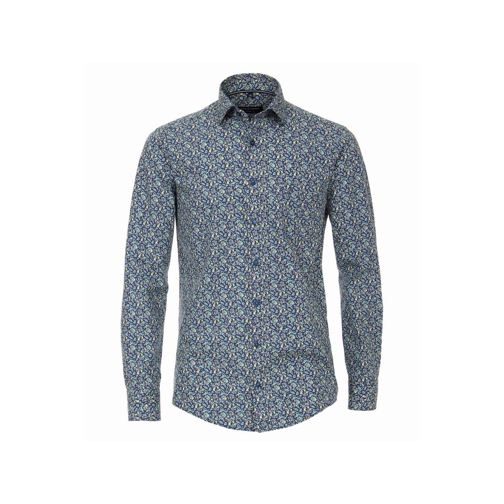 CASAMODA - Herren Hemd Langarm Comfort Fit (403415300), Größe: M, Farbe: Blau