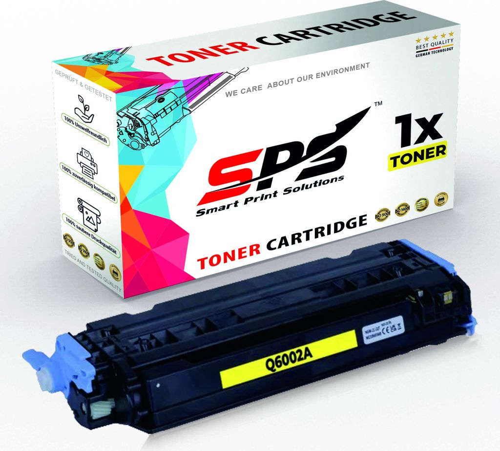 Q6002A / 124A Toner Kompatibel für HP Color Laserjet 1600 LN | 1x Gelb