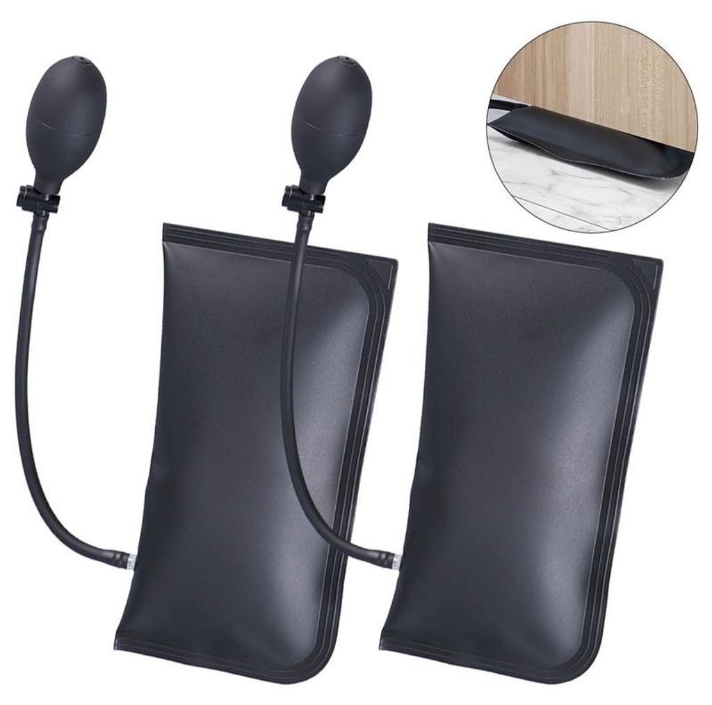 2x Luftkissen Montagehilfe Fenster Tür Air Wedge Pumpkissen Produktbild 