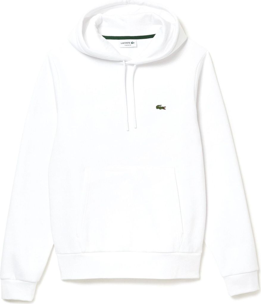 Lacoste Herren Sport Hoodie Kapuzenpullover - SH9623, Farbe:Weiß, Textil:XS