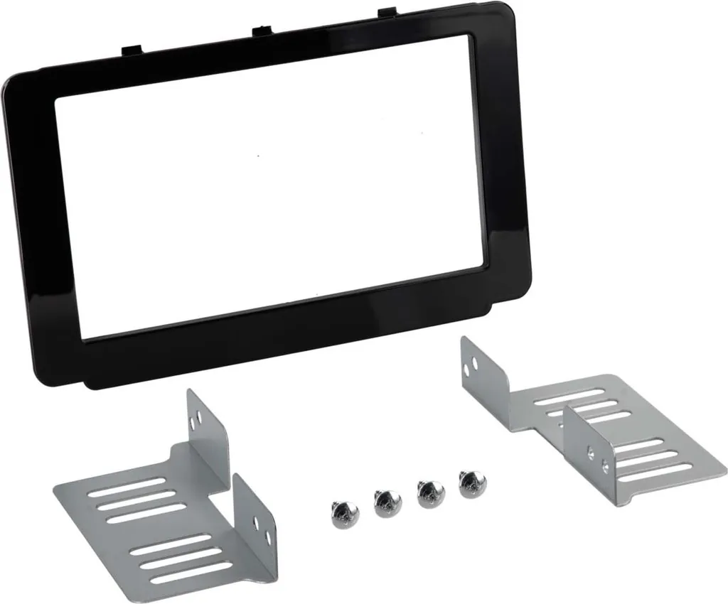 Adaptateur façade 2-DIN Toyota Hilux 2016-2020 noir piano sans fissure