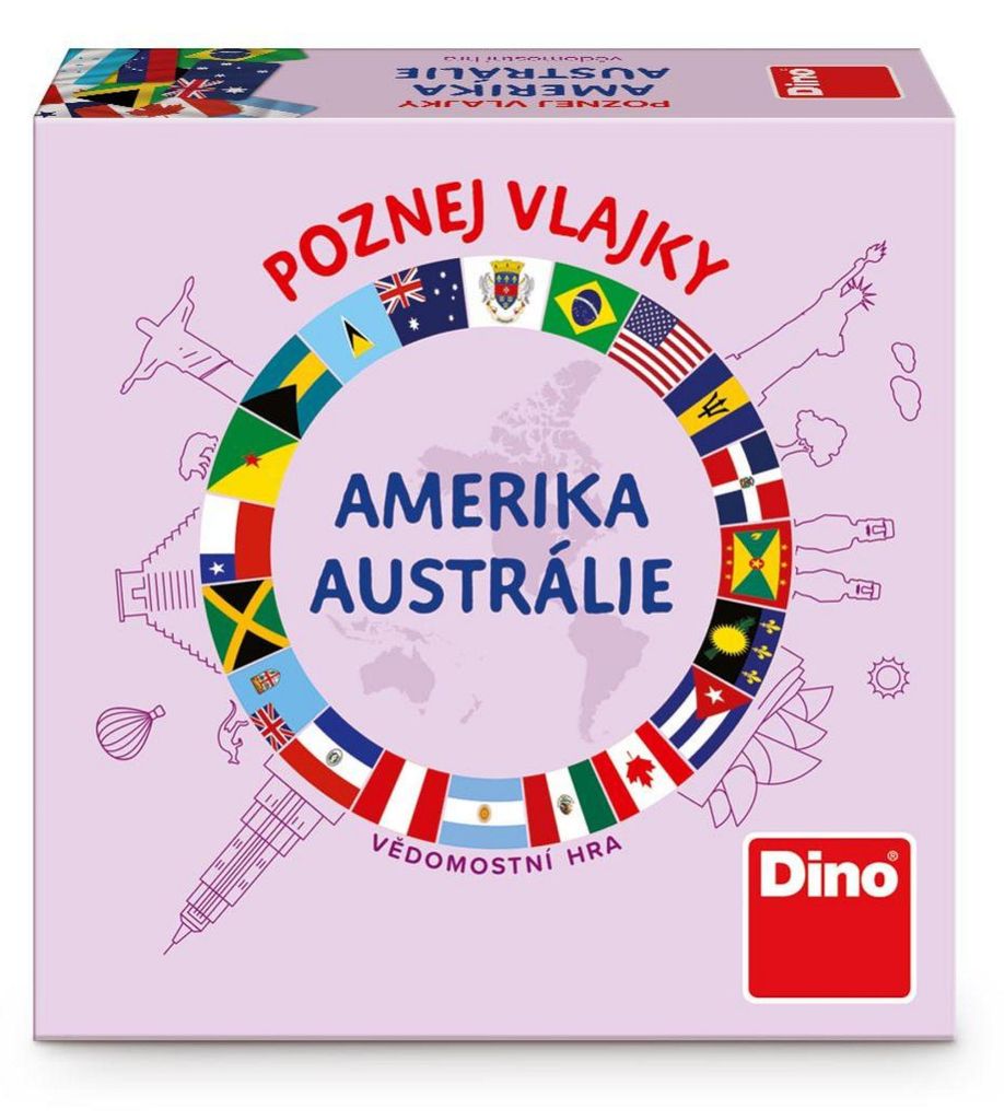 Lerne die Flaggen von Amerika und Australien kennen – ein Produktbild 