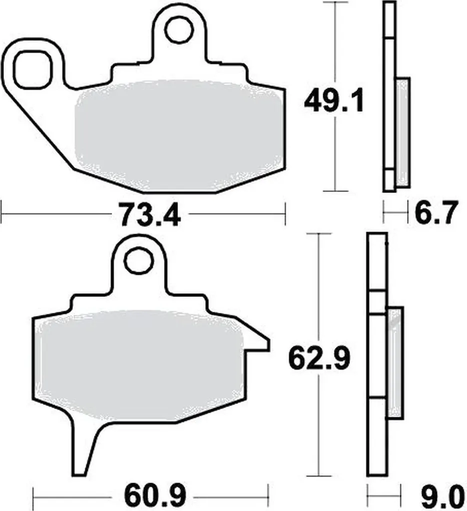 Plaquettes de frein avant Kawasaki KLR 650 A 1987 : stop aux sifflements