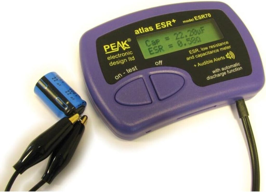 Peak ESR- (Ersatz-Serienwiderstand) und Kapazitätsmessgerät - GOLD-Ausgabe