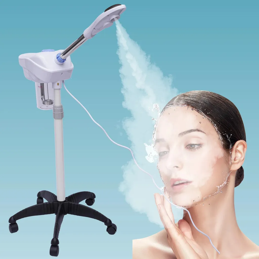 Sauna facial professionnel 750W ozone - Hydratation ionique intense