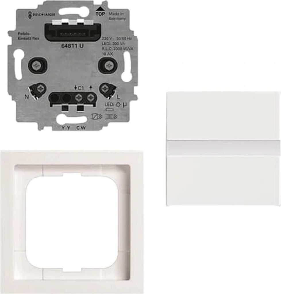 BUSCH-JAEGER 64765 UJ-84 Komfortschalter flex, Set (2CKA006800A2913)