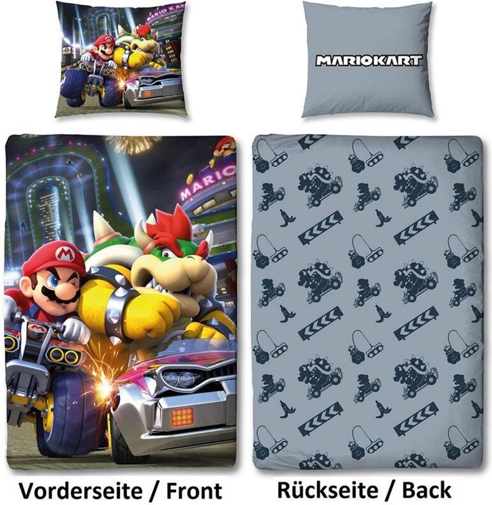 Nintendo Super Mario Kart Bettwäsche Set für Jungen · Produktbild 7