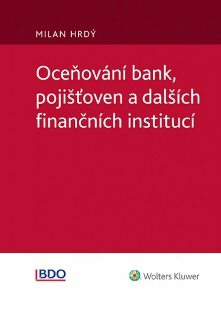 Manuel de valorisation financière pour banques et assurances de Milan Hrdý