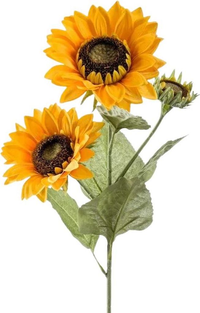 Emerald Künstliche Sonnenblume - Belly | 90 cm, für drinnen, Kunstblume, wie echt, Allergiker geeignet, pflanzliche Dekoration Praxis, Office & W...