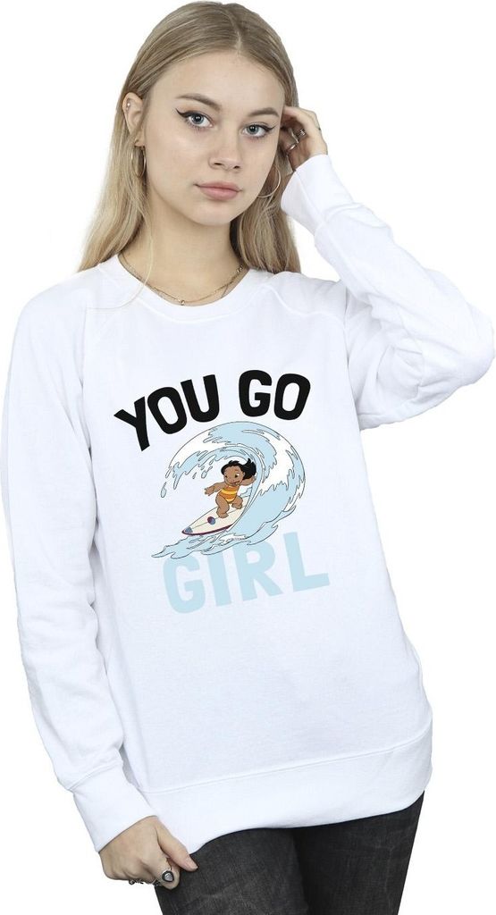 Disney - "You Go Girl" Sweatshirt für Damen BI22563 (XL) (Weiß)