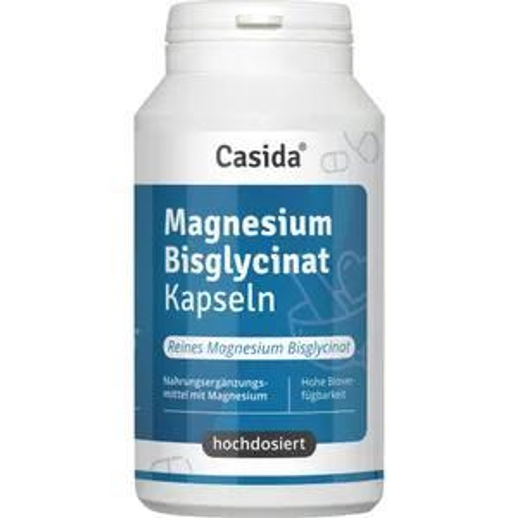 Magnesium Bisglycinat Kapseln hochdosiert 120 St Produktbild 