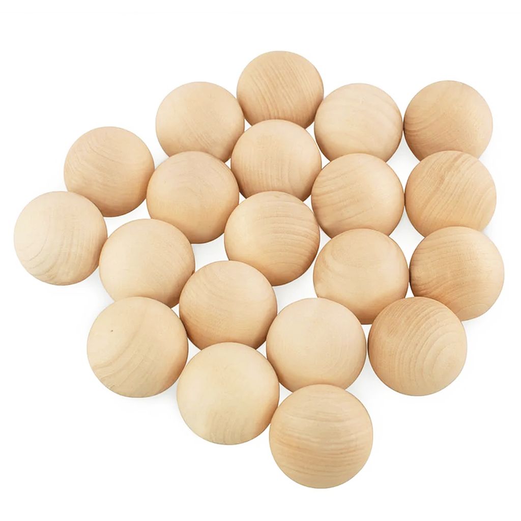 Holzkugeln "20 Balls unfinished" 20 mm