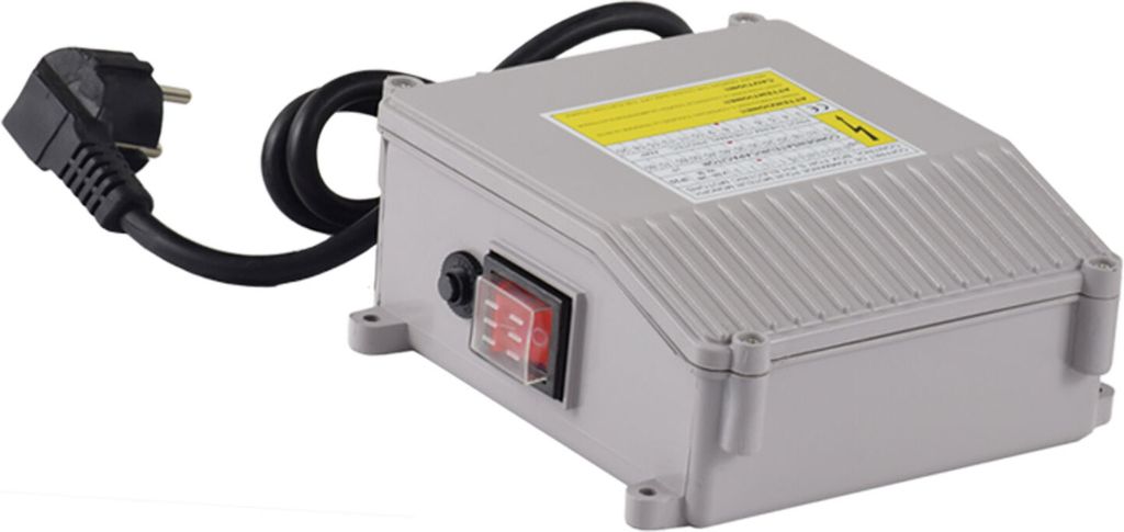 Agora-Tec Motorschutz schalter box grau 18μF 4A für Tiefbrunnenpumpe