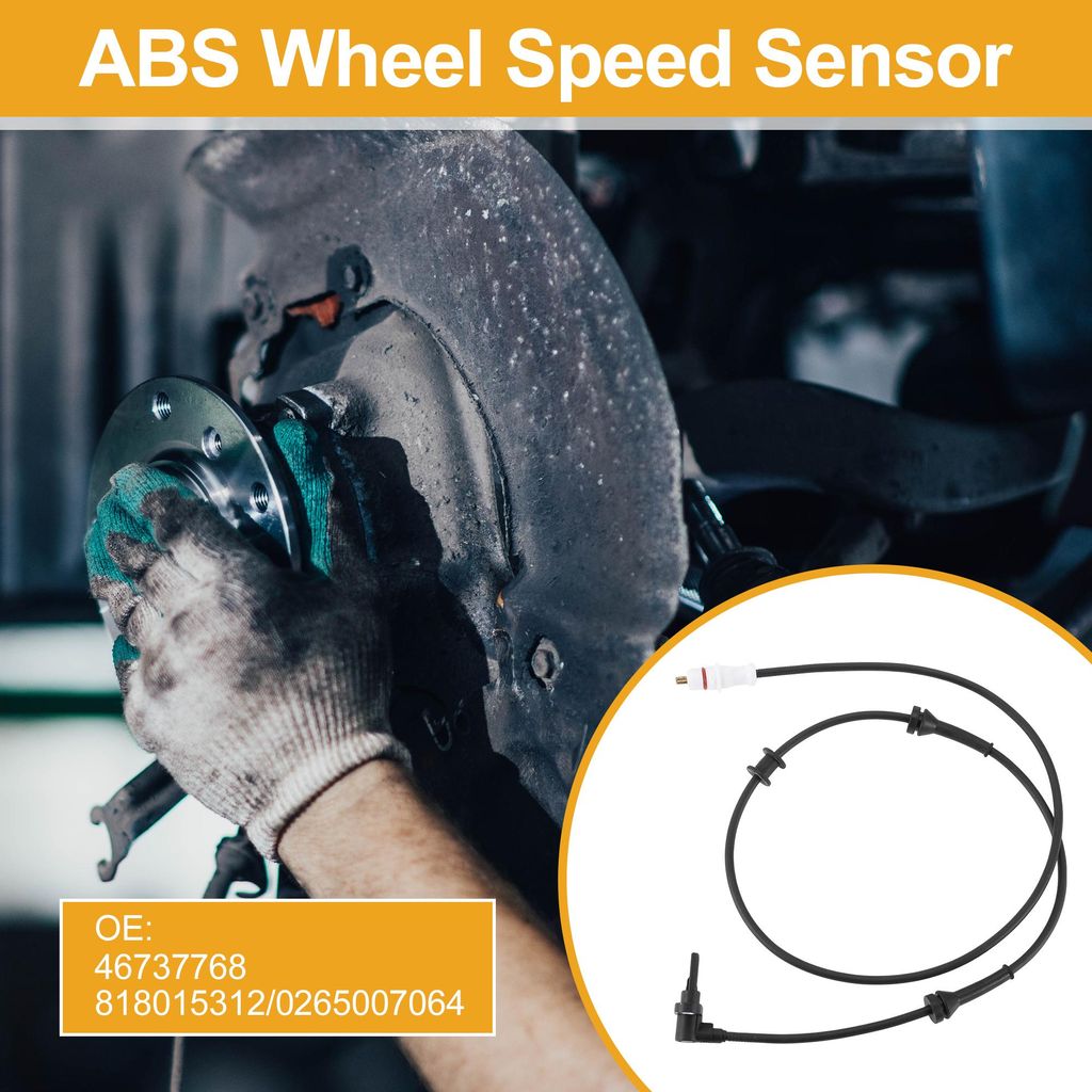 ABS Raddrehzahlsensor Nr. 46737768/818015312 Vorne Rechts ABS Sensor Antiblockiersystem Sensor für Alfa Romeo 145 930 1.4L-2.0L 1994-2001