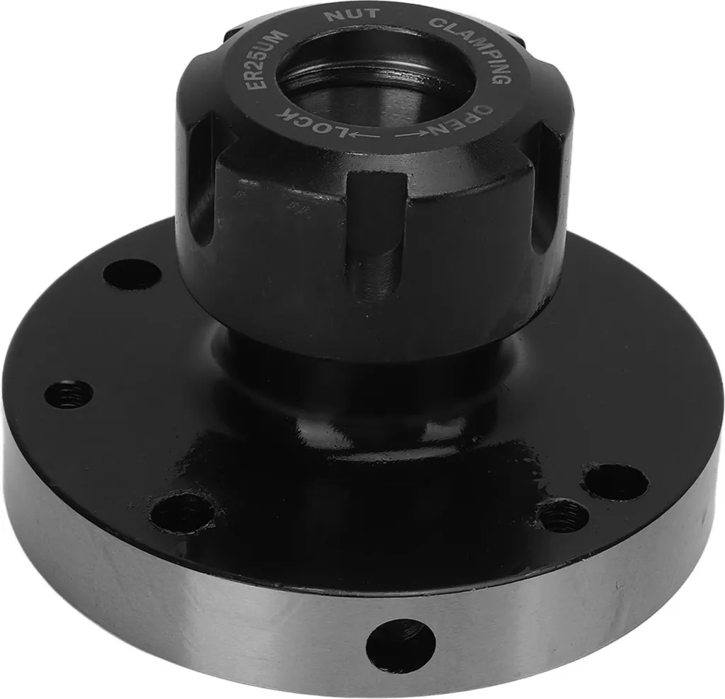 Éliminez les vibrations : Mandrin ER25 80 mm pour usinage précis sur tour