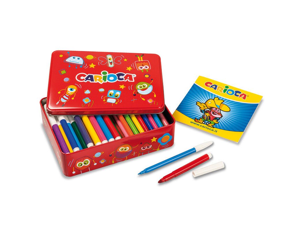 Carioca 100 Color Kit, Fein / Extradick, Mehrfarbig, Produktbild 