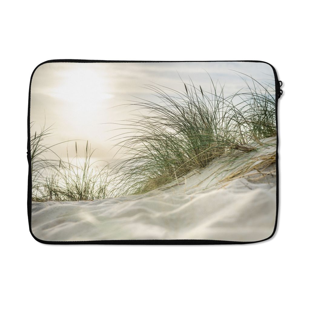 MuchoWow Laptop Hülle 13 Zoll Dünen am Wattenmeer Laptoptasche - Laptophülle - Sleeve - Rundumschutz