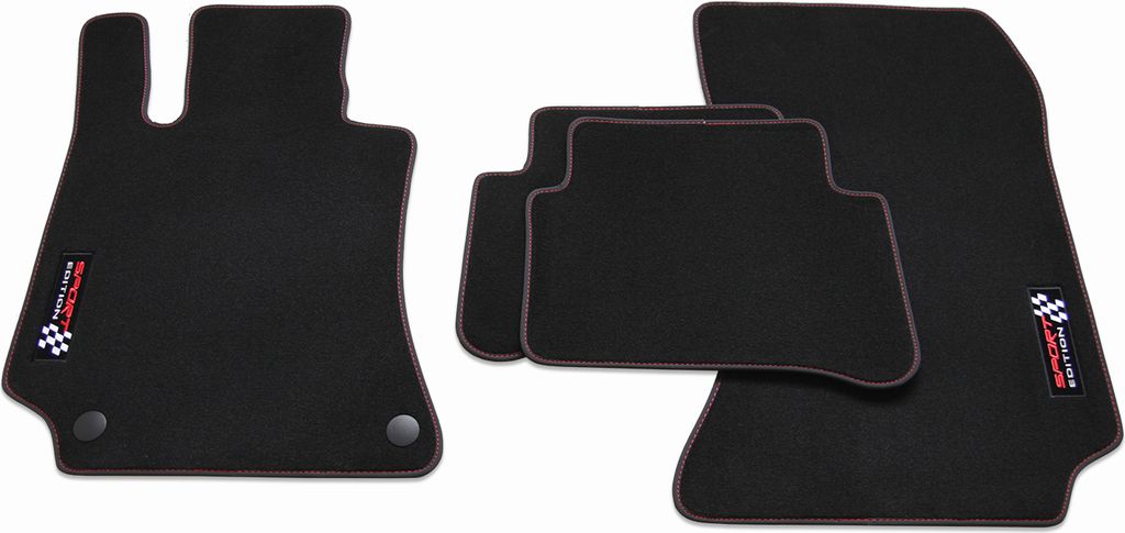 Sport Auto Fußmatten passend für Mercedes E-Klasse Typ W212 Bj. 2009-2016