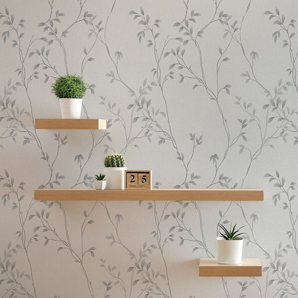 Tapete Valentin Blumen M1-No.11238 Vlies Grau Tadessi 10.05 m x 0.53 m