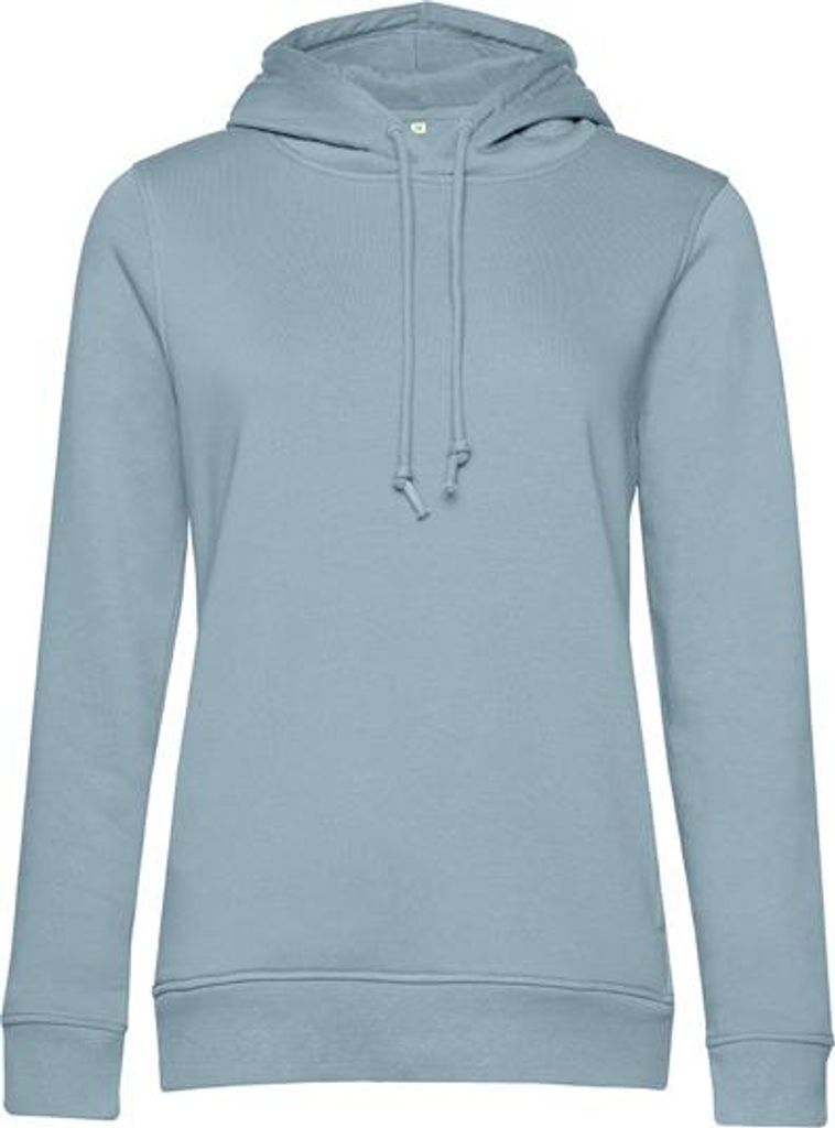 Damen Sweat-Kapuze - B&C ORGANIC HOODED/W - blue fog - Größe L