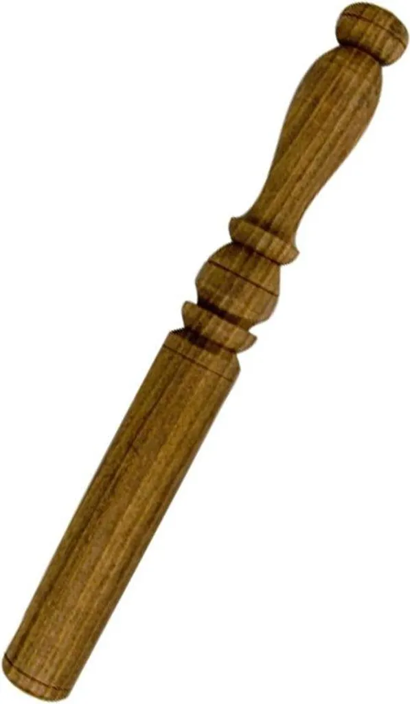 Bells tibétains en bois 23 cm pour purifier l'esprit et l'intérieur