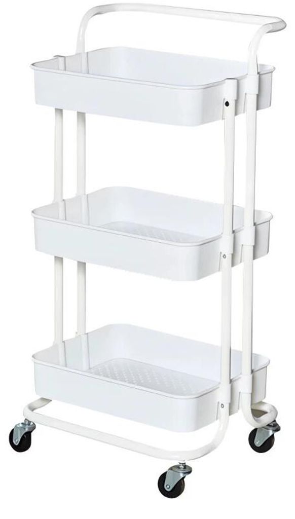 Verk 27490 Třípatrový úložný vozík na kolečkách 88 x 41,5 x Obrázek produktu 